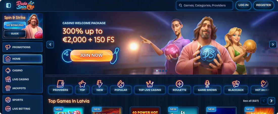 Dudespin Casino – lider integracji BLIK