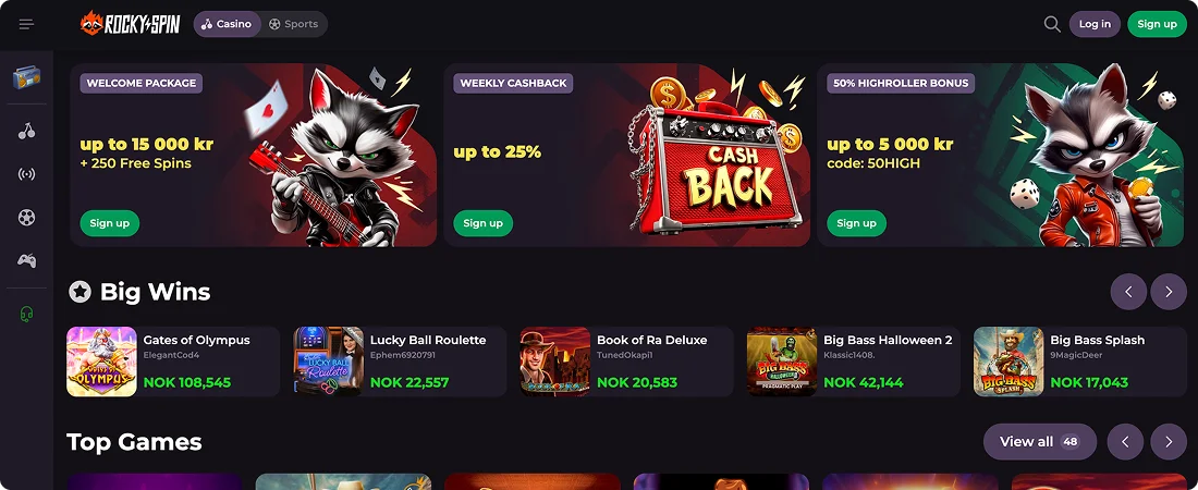 RockySpin Casino